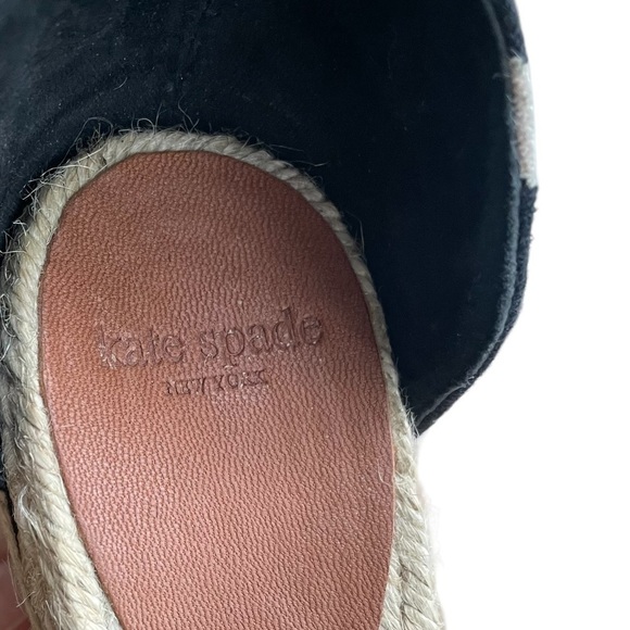 Kate SPADE Open Toe Wedges Espadrilles Sandals Ankle Ties 9 - Picture 13 of 13